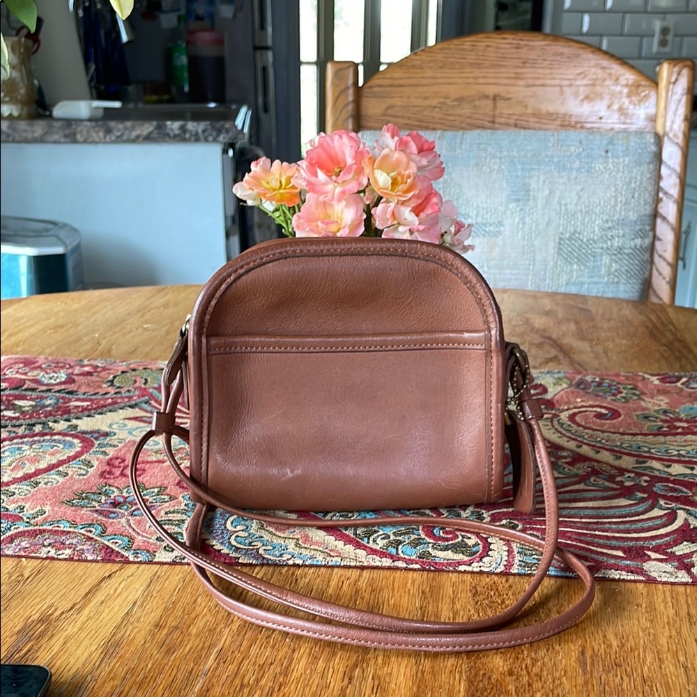 Coach Brown Leather Crossbody Bag